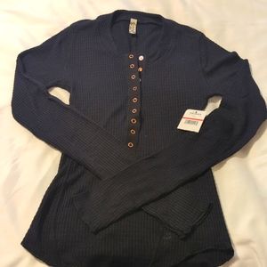Free People One of the Girls Henley
